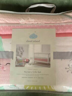 Cloud Island Forest Frolic Nursery Crib 4 Piece Set